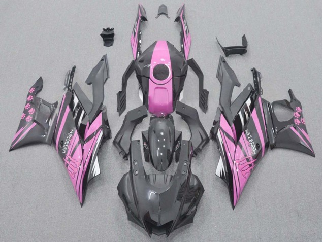Carenados Moto Yamaha YZF R3/R25 2015-2018 - Rosa Negro Brillante