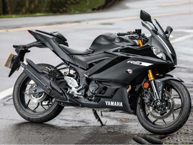 Carenados Moto Yamaha YZF R3/R25 2019-2021 - Negro Mate Plata