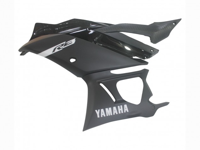 Carenados Moto Yamaha YZF R3/R25 2019-2021 - Negro Mate Plata