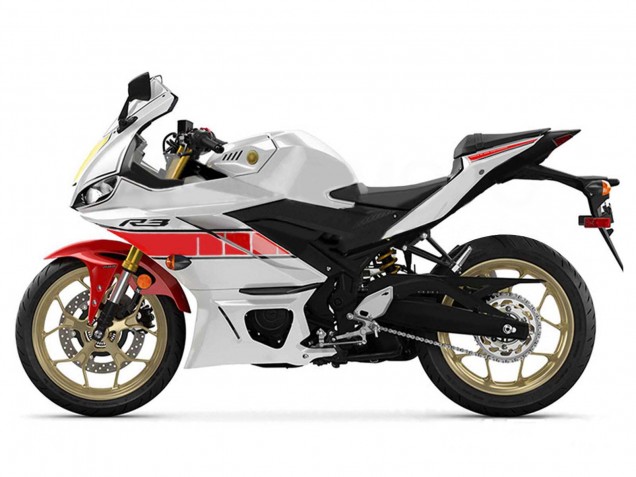 Carenados Moto Yamaha YZF R3/R25 2019-2021 - Blanco Rojo Amarillo Negro
