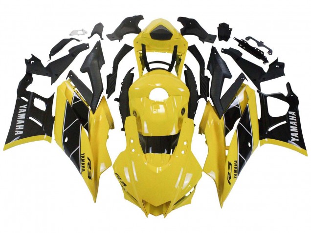 Carenados Moto Yamaha YZF R3/R25 2019-2021 - Amarillo Negro
