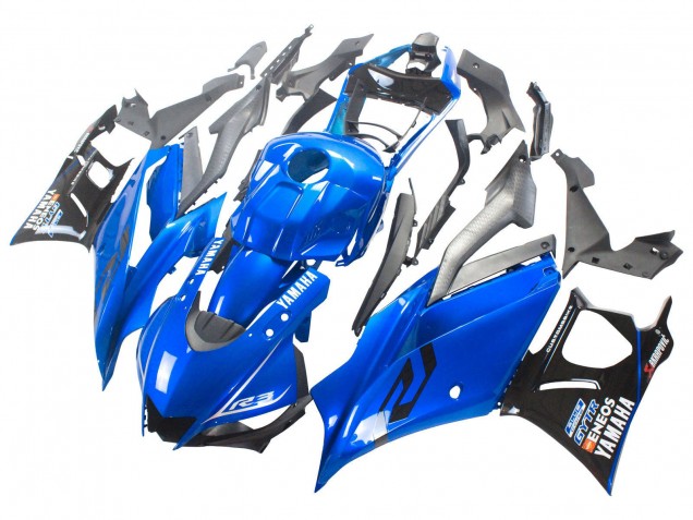 Carenados Moto Yamaha YZF R3/R25 2022-2024 - Azul Negro ENEOS