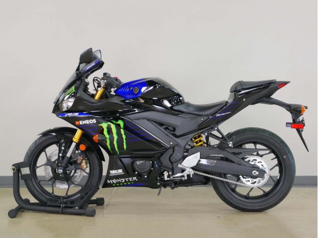 Carenados Moto Yamaha YZF R3/R25 2022-2024 - Azul Verde Negro Monstruo Yamalube ENEOS