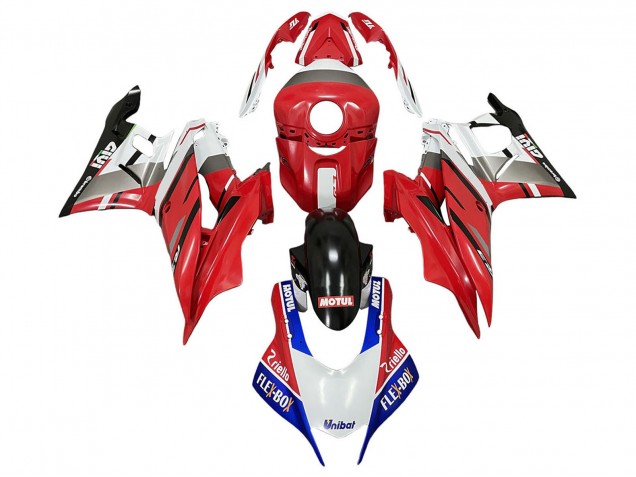 Carenados Moto Yamaha YZF R3/R25 2022-2024 - Blanco Rojo Azul Negro Motul Flex Box Givi Unubat