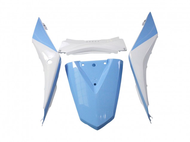 Carenados Moto Yamaha YZF R3/R25 2022-2024 - Blanco Azul Claro