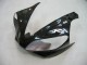 Carenados Moto Yamaha YZF 1000 R1 2000-2001 - Negro Brillante Blanco Calcomanía