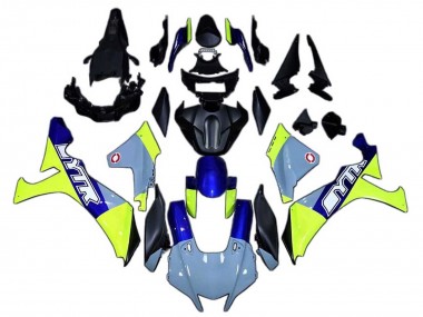 Carenados Moto Yamaha YZF 1000 R1 2020-2025 - Azul Verde Negro