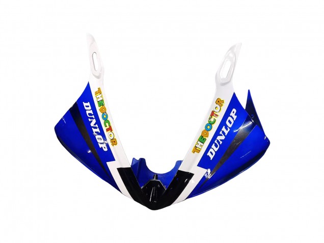 Carenados Moto Yamaha YZF 600 R6 2005 - Blanco Azul Dunlop Fiat Motul