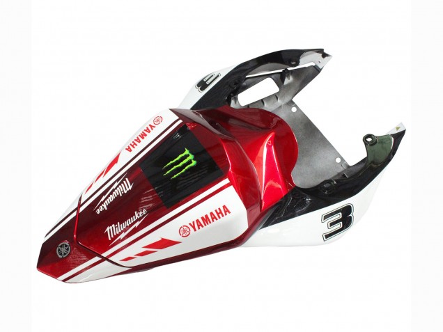 Carenados Moto Yamaha YZF 600 R6 2006-2007 - Blanco Rojo Negro Verde Monstruo Milwaukee