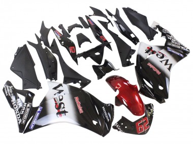Carenados Moto Honda CBR250RR 2011-2015 - Negro Brillante Blanco West Rojo HRC 62