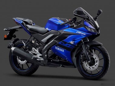 Carenados Moto Yamaha YZF R15 2018-2024 - Azul Negro Blanco