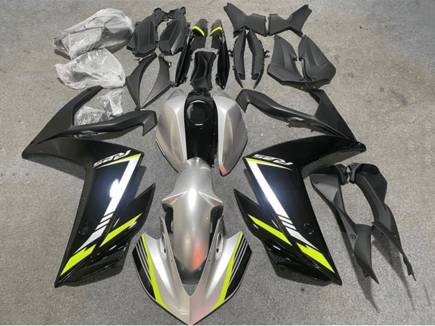 Carenados Moto Yamaha YZF R3/R25 2015-2018 - Plata Amarillo Negro