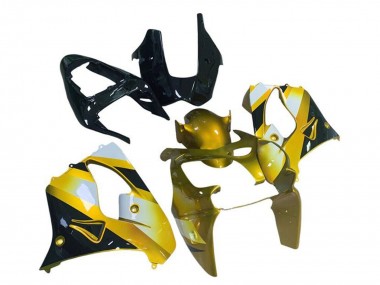 Carenados Moto Kawasaki ZX9R 2002-2003 - Amarillo Blanco Negro