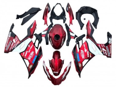 Carenados Moto Kawasaki Ninja 400 2018-2024 - Rojo Azul Blanco Trick Star Bridgestone