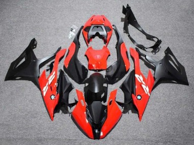 Carenado Moto BMW S1000RR 2019-2022 - Rojo Blanco Negro Mate