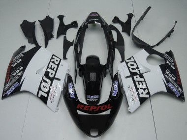 Carenados Moto Honda CBR1100XX Blackbird 1996-2007 - Negro Brillante Blanco Rojo Repsol