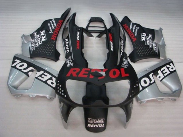 Carenados Moto Honda CBR900RR 893 1994-1995 - Plata Negro Mate Blanco Rojo Repsol