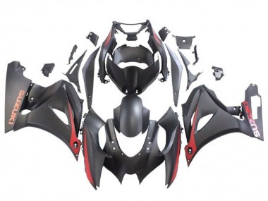 Carenados Moto Suzuki GSXR1000 2017-2024 - Negro Mate Rojo Mate