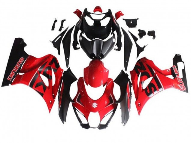 Carenado Moto Suzuki GSXR1000 2017-2024 - Rojo Negro