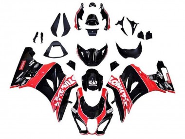 Carenados Moto Suzuki GSXR1000 2017-2024 - Negro Brillante Rojo Blanco Pinstripe