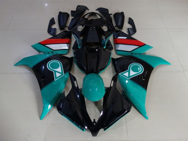 Carenados Moto Yamaha YZF 1000 R1 2009-2011 - Azul Claro Negro Brillante Blanco Rojo
