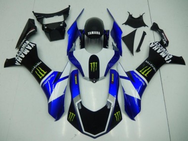 Carenados Moto Yamaha YZF 1000 R1 2020-2025 - Azul Blanco Negro Verde Monstruo