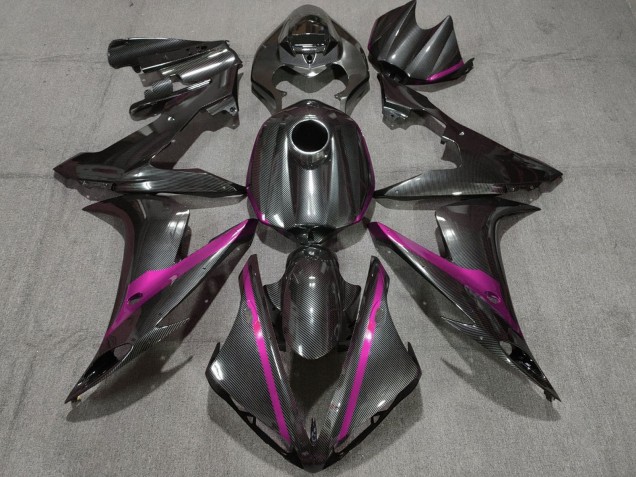 Carenados Moto Yamaha YZF 1000 R1 2004-2006 - FibraCarbono Estilo Rosa