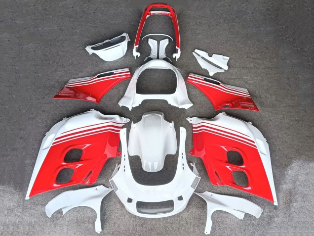 Carenados Moto Honda CBR1000F Hurricane 1987-1988 - Blanco Rojo