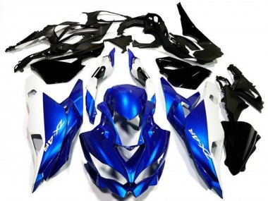 Carenados Moto Kawasaki ZX4R ZX-4RR 2019-2025 - Blanco Azul
