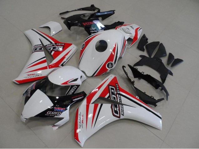Carenados Moto Honda CBR1000RR 2008-2011 - Blanco Rojo Negro Brillante HRC