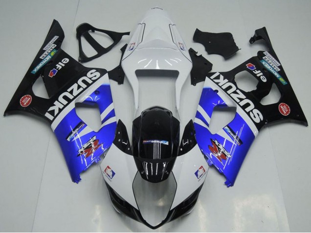Carenados Moto Suzuki GSXR 1000 2003-2004 - Blanco Azul Negro Rojo Elf