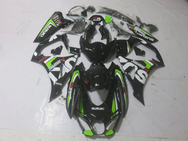 Carenados Moto Suzuki GSXR 1000 2017-2024 - Negro Brillante Verde Blanco