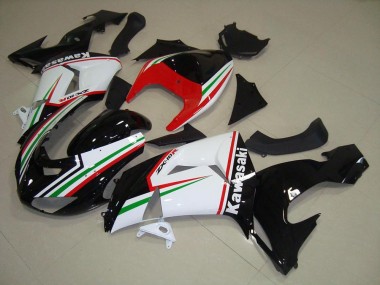 Carenados Moto Kawasaki ZX10R 2006-2007 - Blanco Rojo Negro Verde