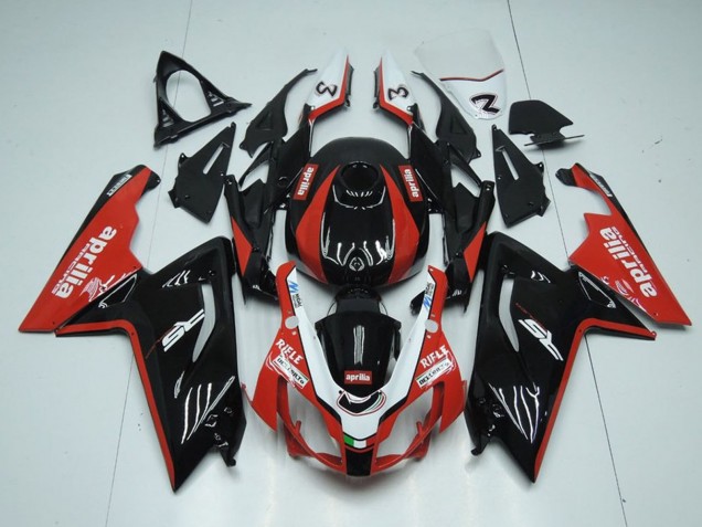 Carenados Moto Aprilia RS125 2006-2011 - Negro Brillante Rojo Blanco