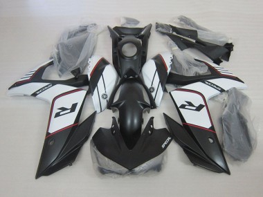 Carenados Moto Yamaha YZF R3 2015-2018 - Blanco Negro Mate