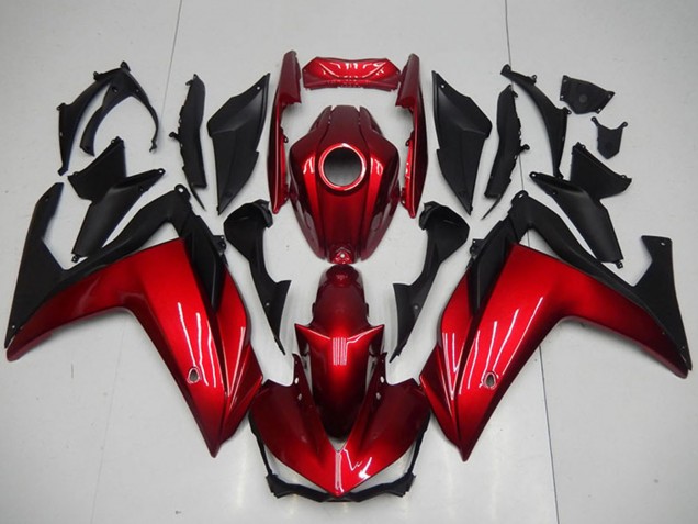 Carenados Moto Yamaha YZF R3 2015-2018 - Rojo Negro Mate