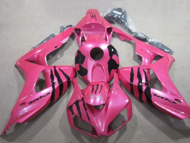 Carenados Moto Honda CBR1000RR 2006-2007 - Rosa Negro Monstruo