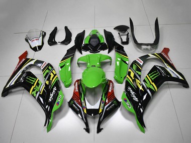 Carenados Moto Kawasaki ZX10R 2016-2020 - Verde Amarillo Rojo Blanco Negro Monstruo