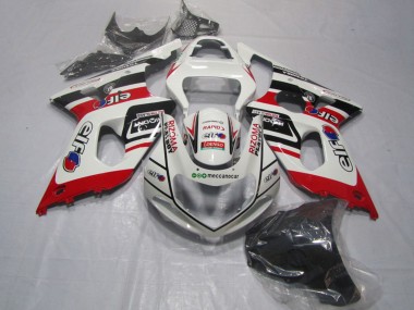Carenados Moto Suzuki GSXR 1000 2000-2002 - Blanco Rojo Negro Rizoma Playboy