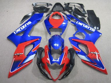 Carenados Moto Suzuki GSXR 1000 2005-2006 - Azul Rojo