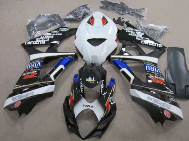 Carenados Moto Suzuki GSXR 1000 2007-2008 - Blanco Azul Rojo Negro