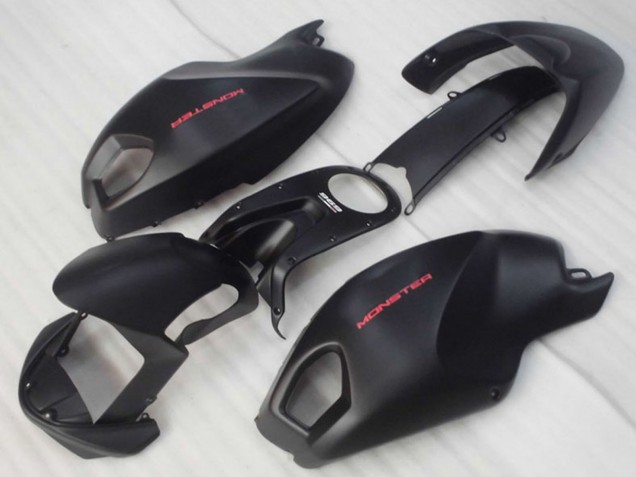 Carenado Moto Ducati Monster 696 2008-2012 - Negro Mate