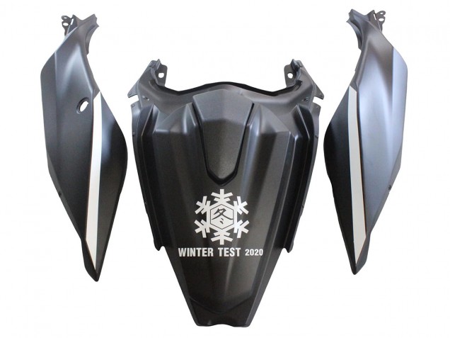 Carenados Moto Kawasaki EX400 2018-2024 - Negro Mate Verde Monstruo Showr Nieve