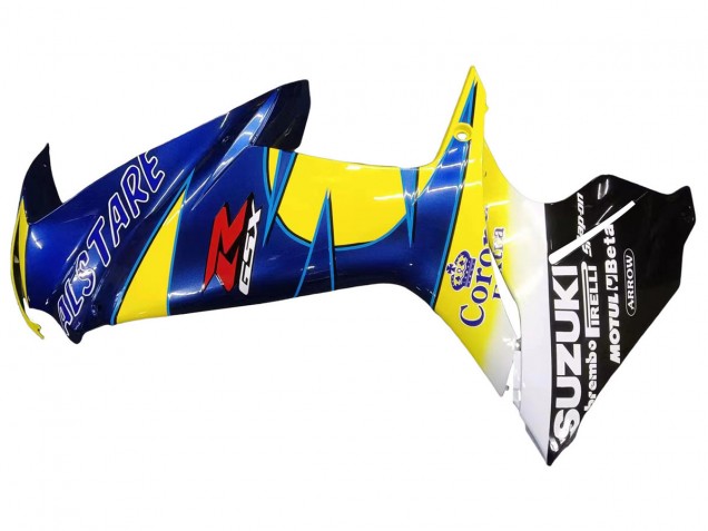Carenados Moto Suzuki GSXR 600/750 2011-2024 - Amarillo Azul Blanco Negro Corona Extra Alstare